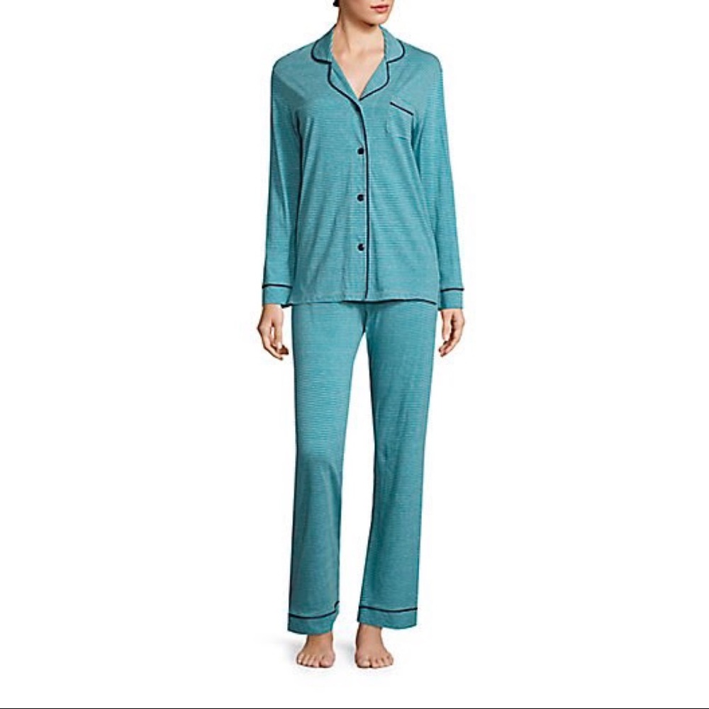 Cosabella STRIPED LONG-SLEEVE PAJAMA SET